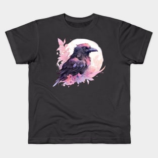 Pastel Goth Raven Kids T-Shirt